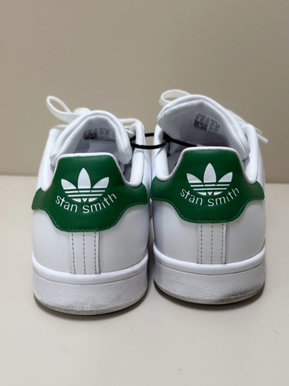 Adidas Stan Smith Mens Size 11 White Green USED TWICE - Picture 3 of 9